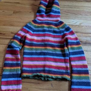 Abercrombie Rainbow sweater kids Large